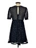 Mi ami 100% Polyester Stars Blue Cocktail Dress Size S - photo 2