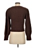 The Westside Brown Wool Pullover Sweater Size S - photo 2