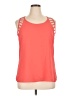 Pixley 100% Polyester Orange Sleeveless Top Size XL - photo 1