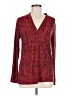 Nic + Zoe Red Long Sleeve Blouse Size M - photo 1