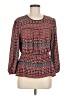 BCBGMAXAZRIA 100% Polyester Red 3/4 Sleeve Blouse Size M - photo 1
