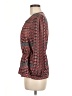BCBGMAXAZRIA 100% Polyester Red 3/4 Sleeve Blouse Size M - photo 5
