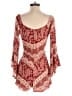 Windsor 100% Rayon Paisley Red Romper Size S - photo 2