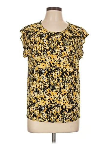 Tahari by ASL Short Sleeve Blouse (view 1)