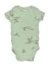 Carter's 100% Cotton Print Green Short Sleeve Onesie Size Newborn - photo 1