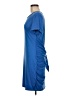 Lillusory Solid Blue Casual Dress Size M - photo 5