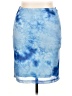 Guess 100% Polyester Tie-dye Blue Casual Skirt Size XL - photo 1