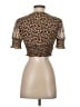Superdown 100% Polyester Brown Short Sleeve Top Size XS - photo 2