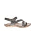 ABEO 100% Leather Gray Sandals Size 7 - photo 1