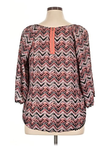 Xhilaration 3/4 Sleeve Blouse (view 2)