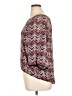 Xhilaration 100% Polyester Burgundy 3/4 Sleeve Blouse Size XL - photo 5