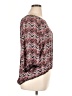 Xhilaration 100% Polyester Burgundy 3/4 Sleeve Blouse Size XL - photo 4