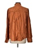 Express Brown Long Sleeve Blouse Size L - photo 2