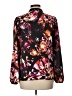 Worthington 100% Polyester Print Black Long Sleeve Blouse Size L - photo 2