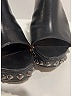 Givenchy Black Leather Spike Baroque Studded Platform Wedges Size EU 38 - photo 4