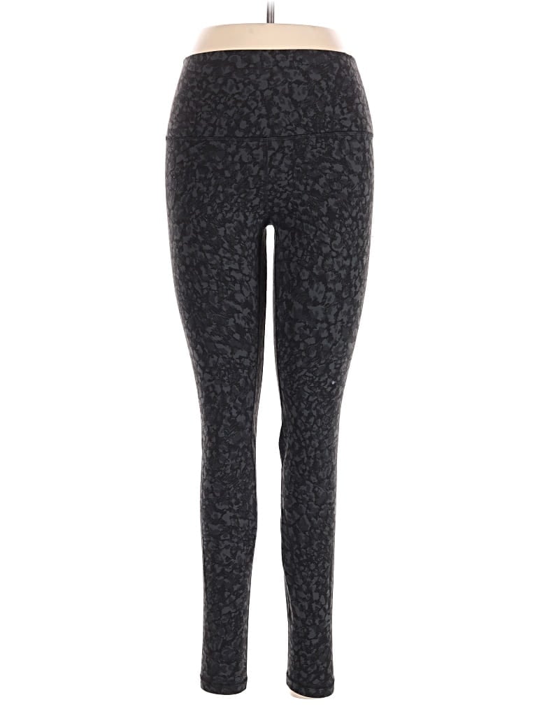 Pre-owned Lululemon Athletica Leggings In Gray