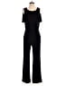 Roz & Ali Solid Black Jumpsuit Size 2 - photo 1
