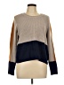 Pinque Color Block Tan Pullover Sweater Size L - photo 1