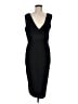 Bebe Solid Black Cocktail Dress Size M - photo 1
