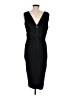Bebe Solid Black Cocktail Dress Size M - photo 2
