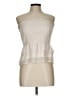 Assorted Brands 100% Polyester Ivory Sleeveless Blouse Size L - photo 1