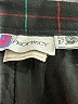 Prophecy 100% Wool Plaid Black Wool Skirt Size 2 (estimated) - photo 3