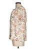 CeCe Floral Ivory Short Sleeve Blouse Size M - photo 5