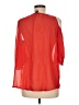American Dream 100% Polyester Red 3/4 Sleeve Blouse Size M - photo 2