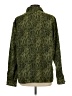 Susan Graver 100% Polyester Paisley Green Long Sleeve Blouse Size L - photo 2