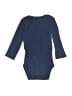 Carter's 100% Cotton Solid Blue Long Sleeve Onesie 9-12 MO / 12 MO - photo 2