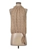 Sienna Sky 100% Polyester Tan Sleeveless Blouse Size XS - photo 1