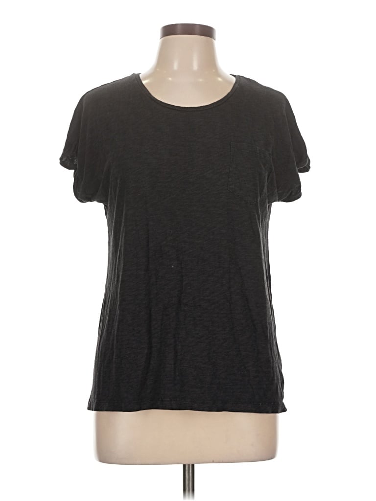Pre-owned Sigrid Olsen Short Sleeve T-shirt In Gray