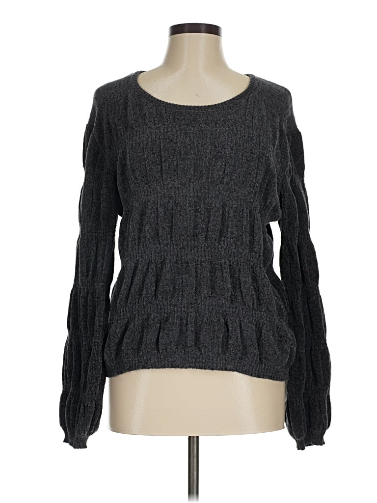 Pre-owned Assorted Brands Pullover Sweater In Gray