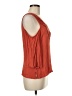 Shyanne 100% Rayon Orange 3/4 Sleeve Blouse Size M - photo 4