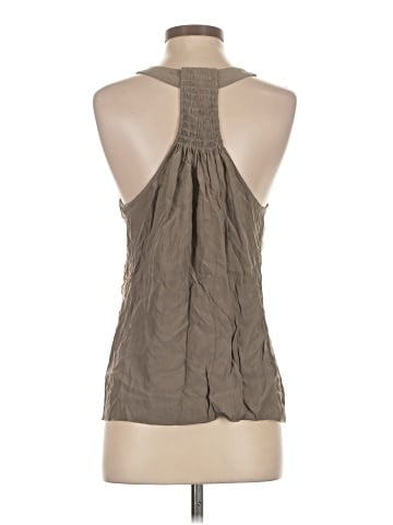 Burning Torch Sleeveless Silk Top (view 2)