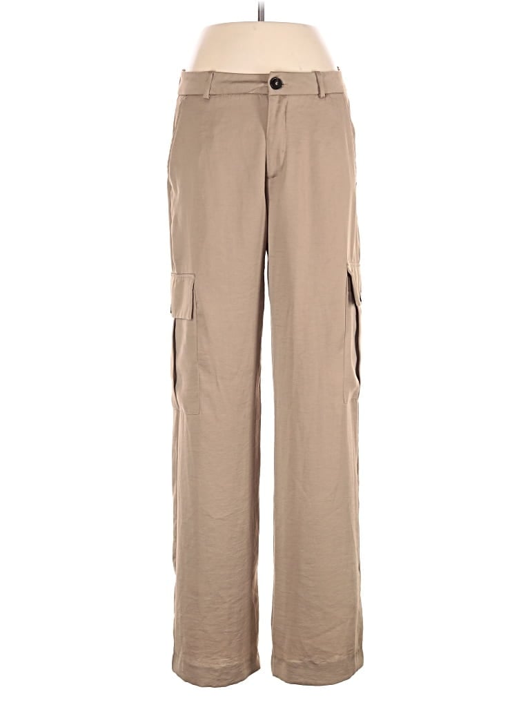 Pre-owned Zara Cargo Pants In Tan