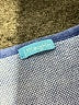 J. McLaughlin Chevron-herringbone Blue Cocktail Dress Size L (estimated) - photo 7