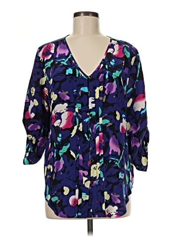 Yumi Kim 3/4 Sleeve Silk Top (view 1)