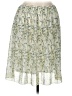 Max Studio 100% Polyester Floral Green Ivory Casual Skirt Size M - photo 1