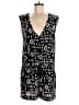 Pam & Gela 100% Silk Print Black Romper Size M - photo 1