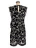 Pam & Gela 100% Silk Print Black Romper Size M - photo 2