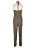 Lulus 100% Rayon Solid Brown Jumpsuit Size S - photo 2