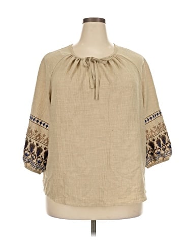 Olivia & Martin 3/4 Sleeve Blouse (view 1)