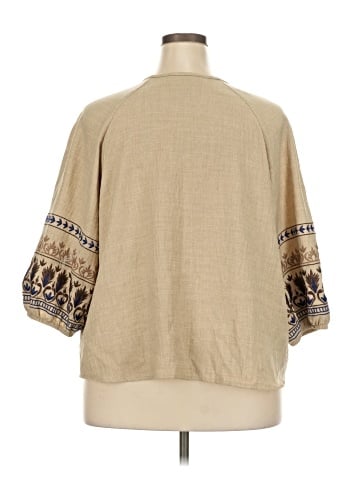 Olivia & Martin 3/4 Sleeve Blouse (view 2)