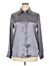 Kathie Lee Metallic Gray Long Sleeve Blouse Size 14 - photo 1