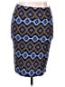Lularoe Argyle Blue Casual Skirt Size 2X - photo 1