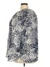 Talbots Graphic Blue 3/4 Sleeve Blouse Size 3X - photo 5