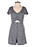 Hollister 100% Polyester Hearts Blue Romper Size XS - photo 1