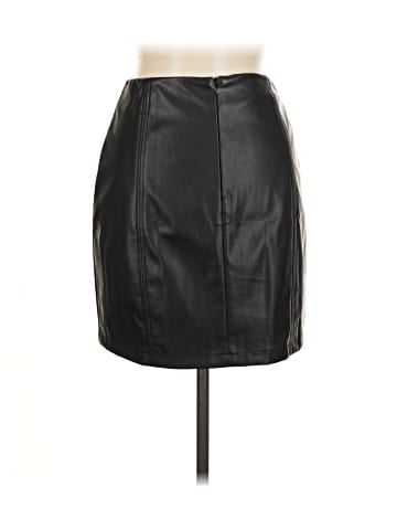 MANGOPOP Collection Faux Leather Skirt (view 2)