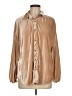 Unbranded Metallic Tan Long Sleeve Blouse Size M - photo 1